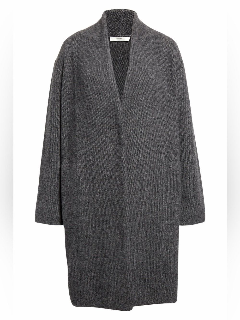 Vince Bouclé Wool Blend Cardigan Coat Size Large NEW